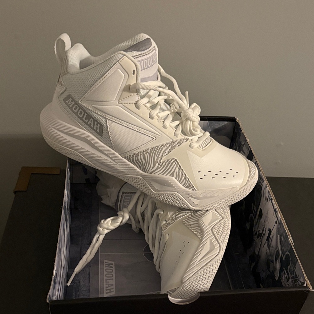 White High-Top Sneakers- No Box